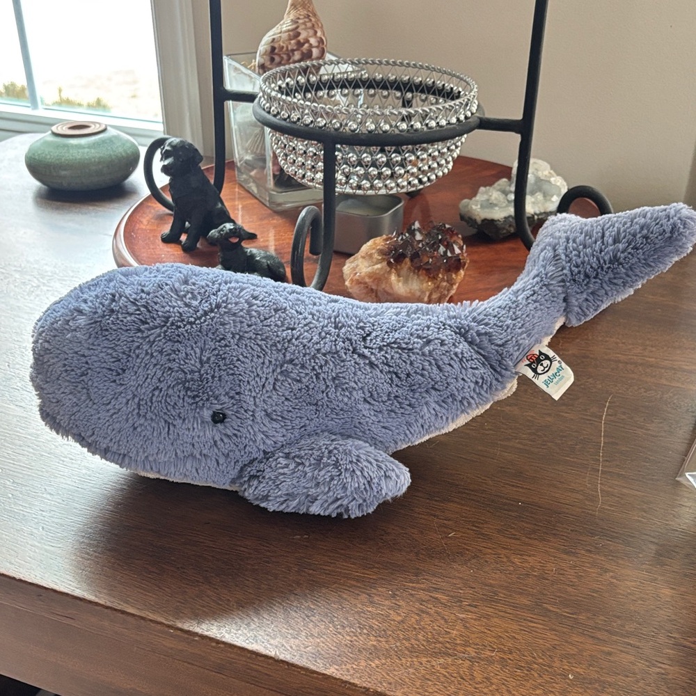 Jellycat Blue Stuffed Whale